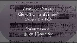 Alessandro Costantini - Chi vuol cantar d&#39;Amore 1626