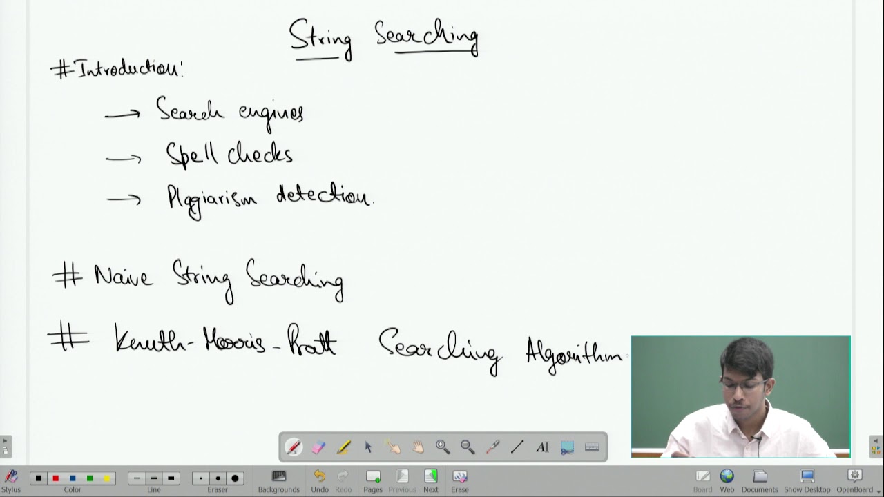 KMP Naive Search | Virtual Labs - YouTube