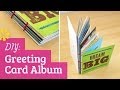 DIY Greeting Card Album - Perfect for Holiday, Birthday or Grad Cards! | Sea Lemon