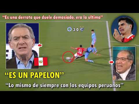 They're crying! Peruvian journalists explode after Cienciano's elimination and 3-0 defeat against...