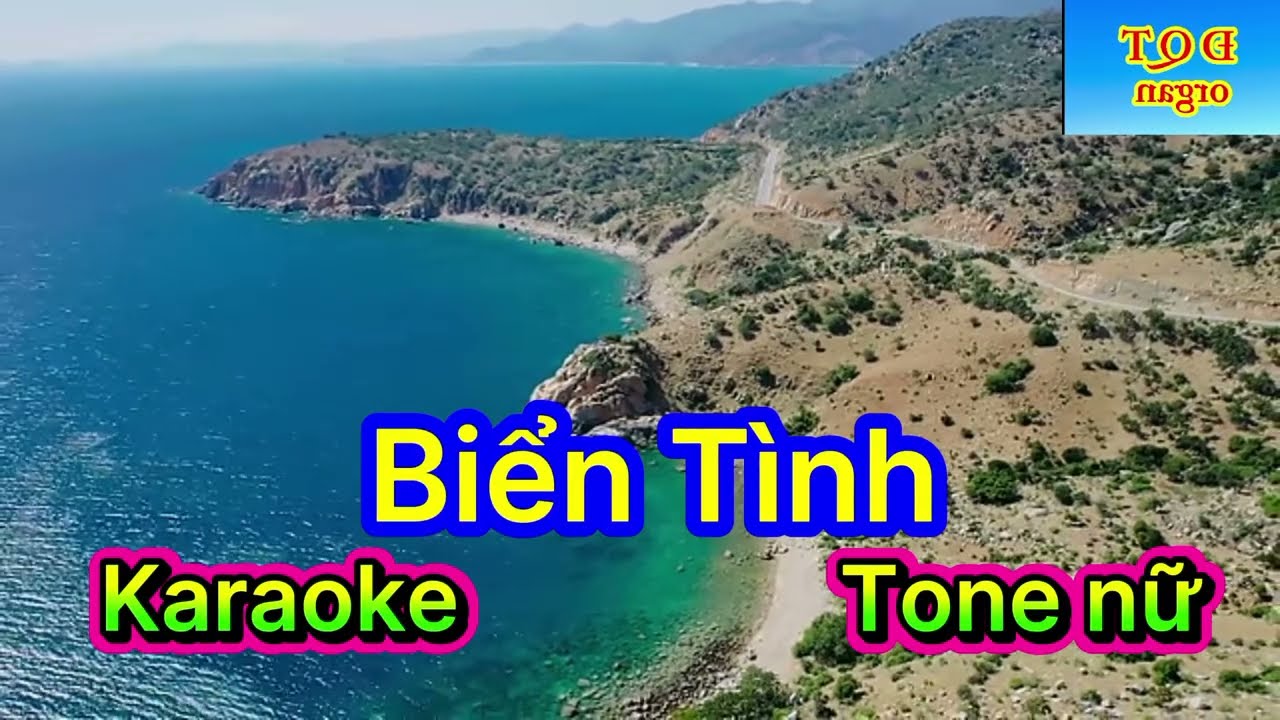 Biển Tình, Karaoke,Tone nữ,st:Lam Phương.