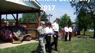 Flag Retirement Ceremony 2017