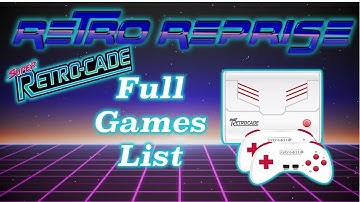 Retro-bit Super RetroCade Full Games List Revealed!