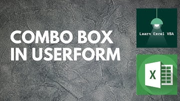 Adding Combo box in Userform
