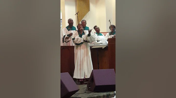 Williams Temple COGIC Mass Choir singing, "Holines...