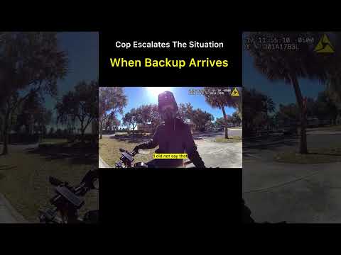 Cop Escalated The Situation #cops #police #bodycam