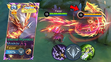 FINALLY! MOSKOV NEW BEST 1 HIT BUILD 2024 (recommended build and emblem) - MLBB