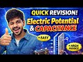 💥🔥 Electric Potential & Capacitance PART 1 | Quick Revision in 30 Minutes ⚡ | CBSE Board 2026 |