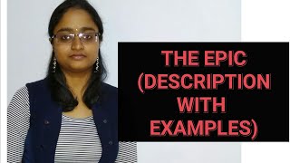 THE EPIC | LECTURE in HINDI | DEFINITION | EXAMPLES |