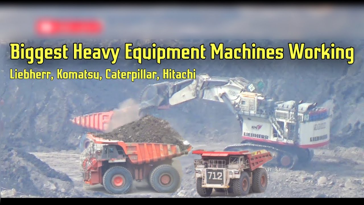 ALAT BERAT SUPER BESAR Di Tambang Batubara, Komatsu, Hitachi, Liebherr, Caterpillar