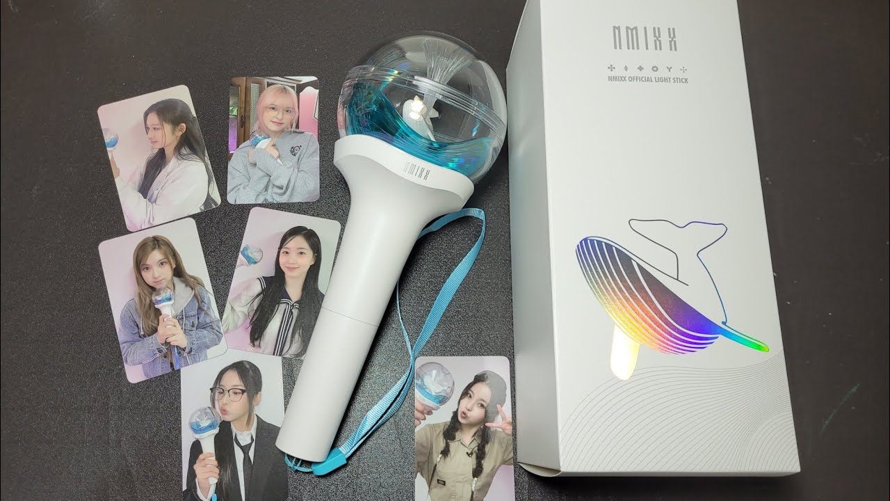 【開箱】☆NMIXX official light stick🐋 太漂亮了嗚嗚 佳's Unboxing
