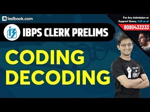 Coding Decoding Reasoning for IBPS Clerk Prelims | IBPS Clerk Reasoning Class by Sachin Sir