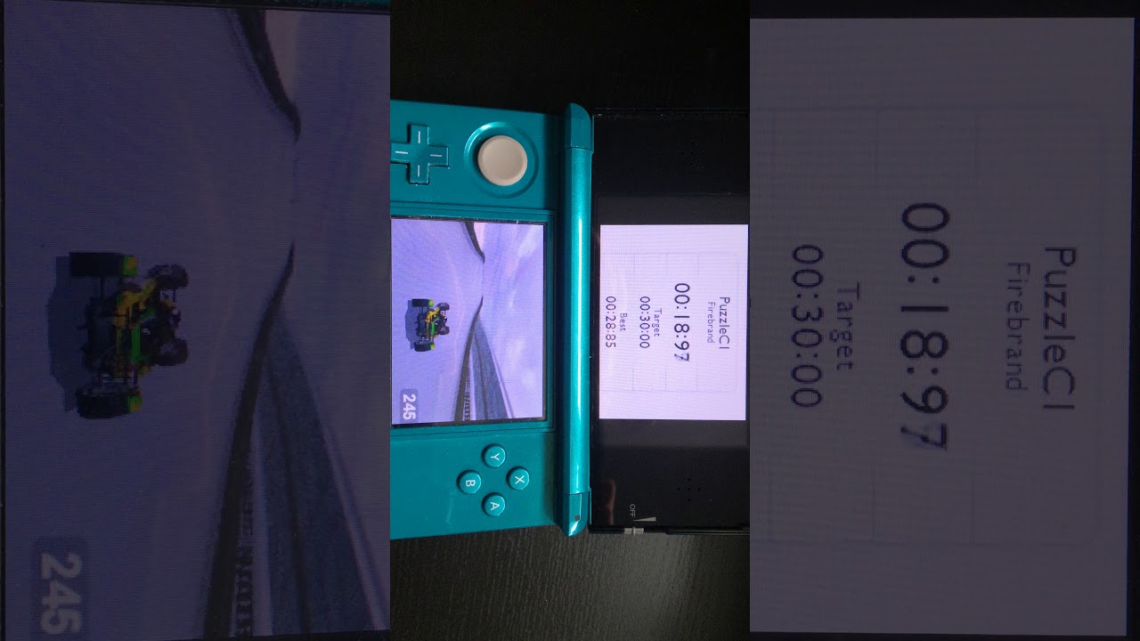 TrackMania DS - PuzzleC1 &ndash; 28.85s WR by far3zz