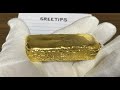 Refining $47000 Pure Gold Bar At Home Pt5