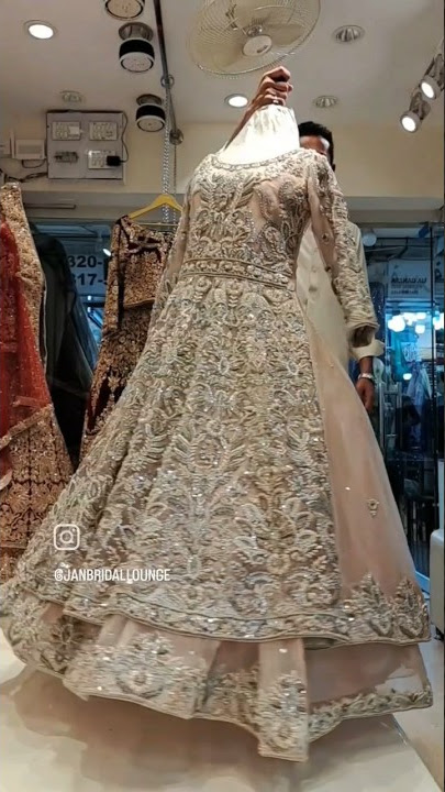 Pakistani Bridal Dress | New Maxi Fashion 2023 | Double Flair New Maxi. Pink Colour Designer Maxi.