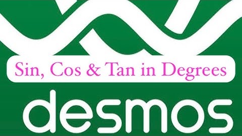 DESMOS: Sin, Cos & Tan in Degree