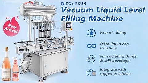 ZONESUN ZS-ACF6 Vacuum Automatic Isobaric Beer Sparkling Wine Beverage Overflow Filling Machine