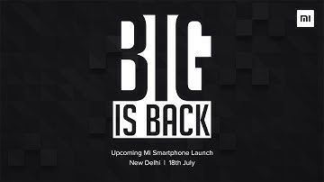 Mi Max 2 launch event | BIG IS BACK
