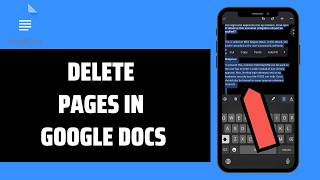 How To Delete Pages In Google Docs