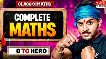 Complete Maths Class 9🔥 | CBSE 2025-26 | All Chapters Explained | Final Exam Prep by Pranav Sir