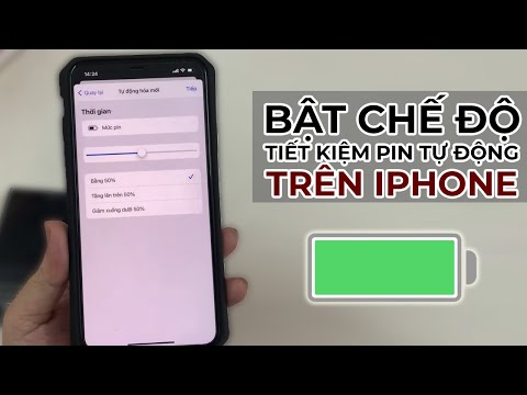 Video: Cách Tắt Chế độ Tiết Kiệm Pin