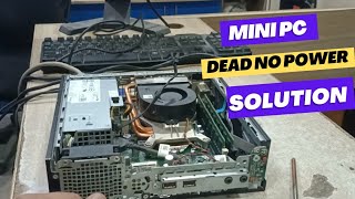 Dell mini PC / No Power / Dell Optiplex 7010 Not Turning On Solution / Power Button Problem Fix