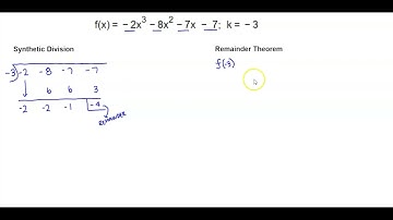 Math 12 3.2.37 Use the remainder theorem/synthetic division to find​ f(k) for the given value of k.