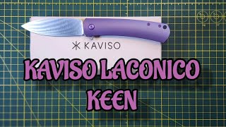 KAVISO LACONICO KEEN TITANIUM S35VN, SIMPLE and SMOOTH! Great knife w/o a big price tag.