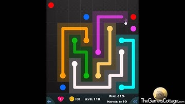 Flow Game Level - 268 [8x8] Basic Pack Connect the Dots