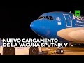 Tercer vuelo de Aerolíneas Argentinas para buscar un nuevo cargamento de la vacuna Sputnik V