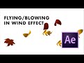 Blowing/Flying in wind effect with CC Cylinder - After Effects