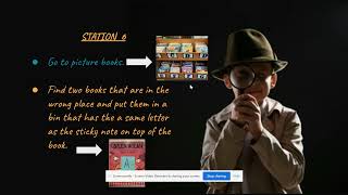 STATION 6-LIBRARY SCAVENGER HUNT