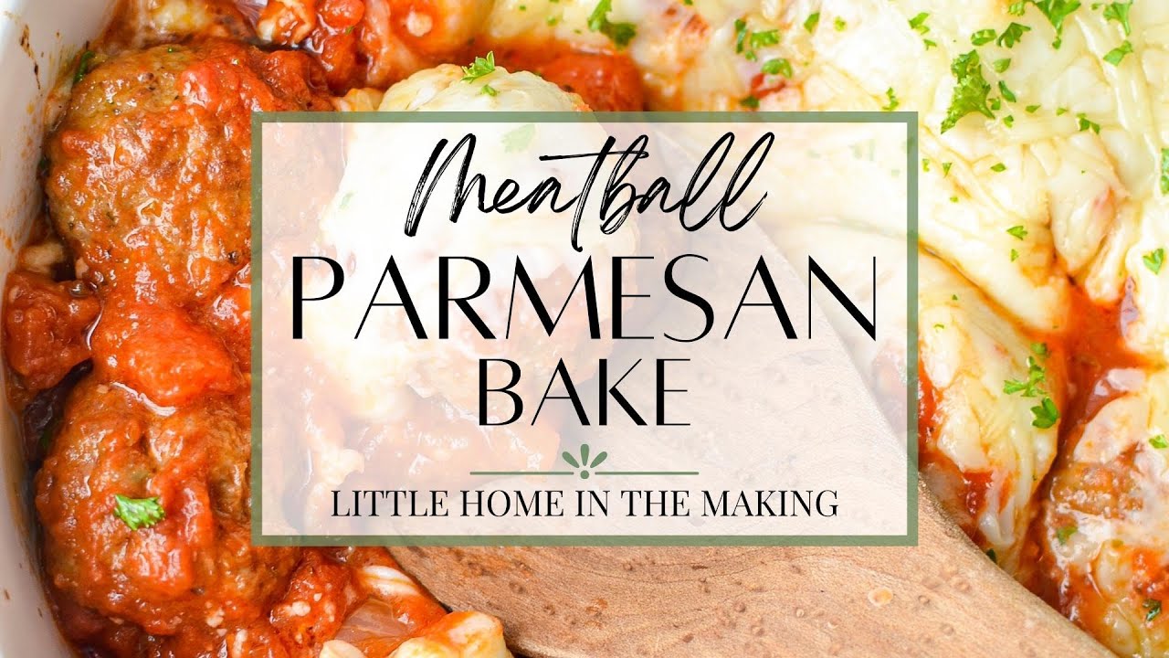 Meatball Parmesan Bake (Easy Meatball Parmesan Casserole) YouTube