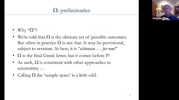 "Ω - Lecture on Foundation of Probability Theory" by Alan Hájek