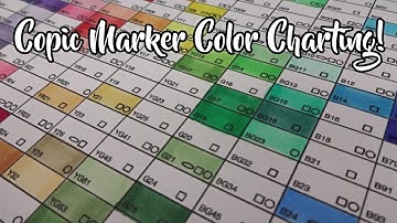 Copic Color Charting