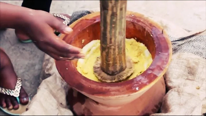 Making The Authentic Ghana FuFu / Ghana Pounded Cassava PT1 / Obaapa Kitchen