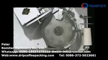 Automatic Tea Bag Packing Machine with String and Tag Adding and Automatic Ordering Function