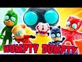 Incredibles 2 and PJ Masks Humpty Dumpty Wall Game! Featuring Dash, Owlette, Catboy and Violet!