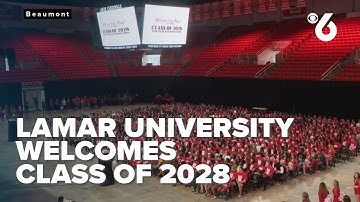 Lamar University Class of 2028 gathers for convocation