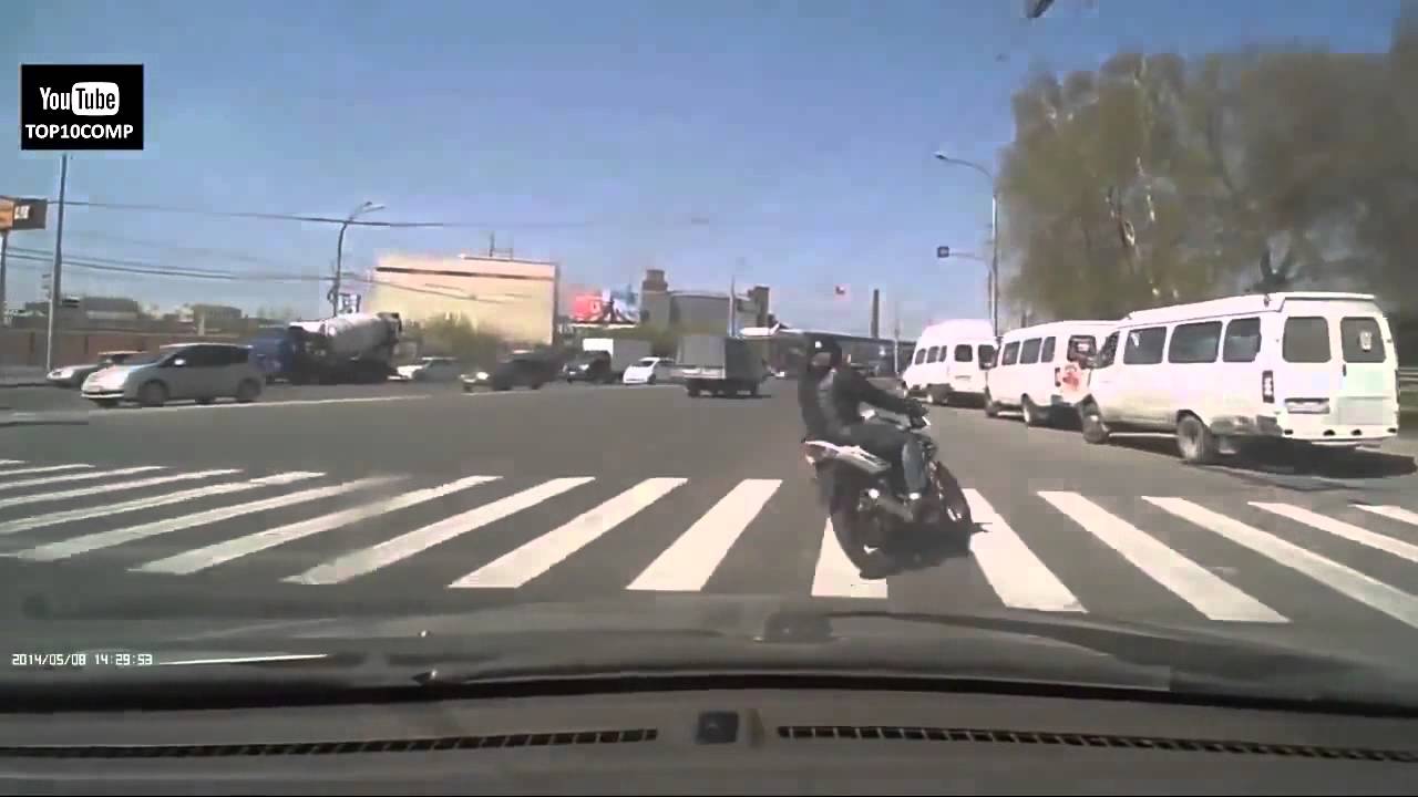 We love Russia 2015 ★ Russian Epic Motorcycle Crash And Road Rage Fails Compilation 2015