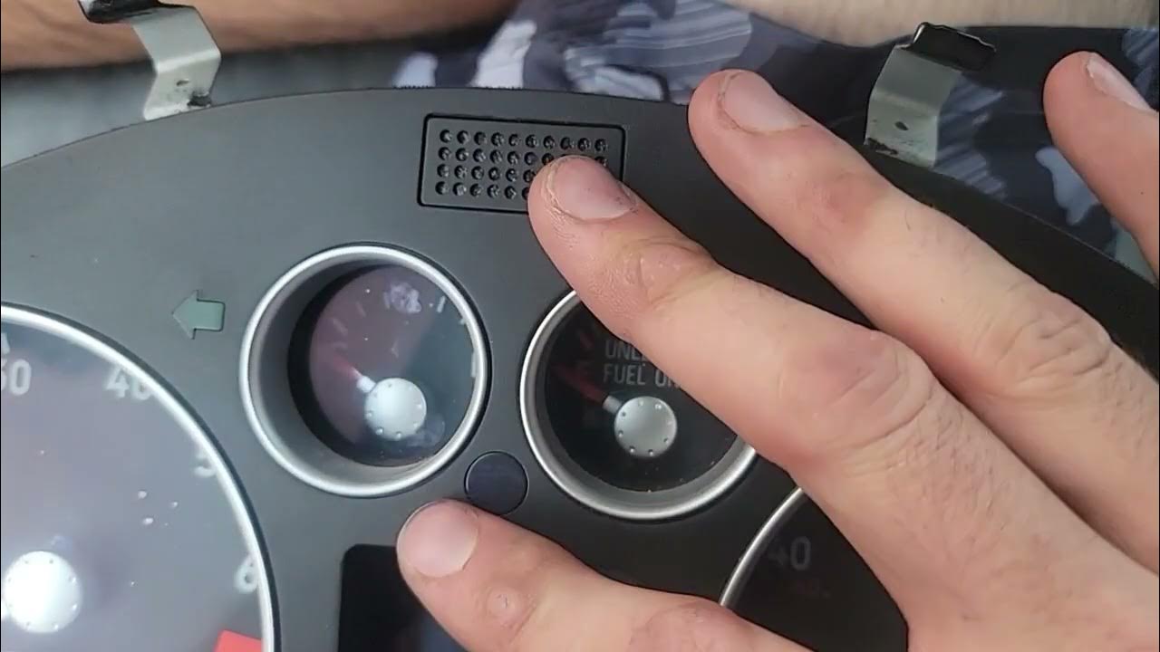 Fixing gauge cluster needle position in Mk1 Audi TT YouTube