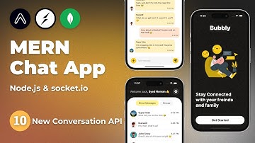 Build a Full Stack Chat App using Socket.io & Expo Router #10 - New Conversation API