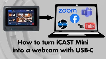 Datavideo iCAST Mini Tutorial 5: USB-C Output for OBS, Zoom, Teams, and Live Streaming