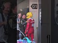 Kimi Antonelli & Lando Norris congratulates Lewis Hamilton after Race