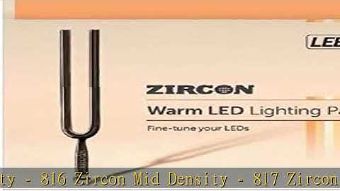 Lee Filters Zircon Warm LED Lighting Pack, 12x Sheets (12x12) Each of: 806-817