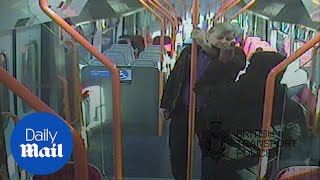 Man found guilty of savage murder of train passenger in front of son