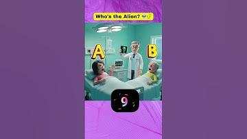 Who is the alien?  #quiz #riddleoftheday #riddles #riddle #shorts #viralshorts #viralshort