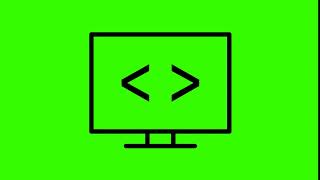 Animated Code Optimization Icon on Green Screen