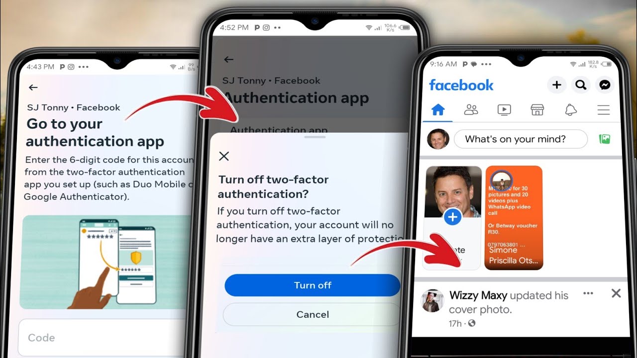 Help please] Can't log in without authentication app : r/facebook
