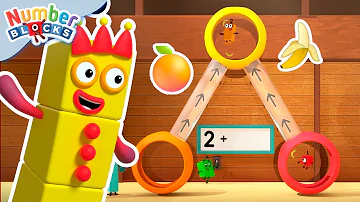 FRUIT SALAD Split 🍊🍋🍉 - Full Episode | Learn to count | Maths for Kids | @Numberblocks